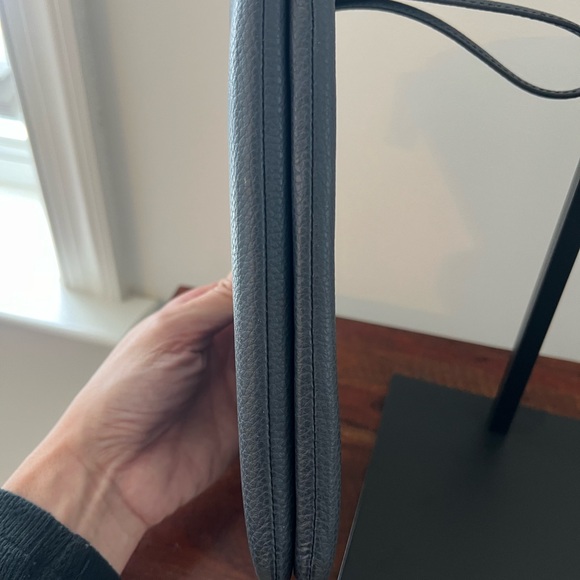 NWOT Coach Grayish Blue Double Zip Wristlet with Hantag - Picture 6 of 7